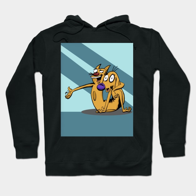 CatDog Hoodie by Black Snow Comics